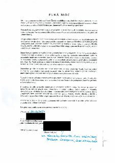 PLNÁ MOC ze dne 30.12.2024. Zmocnitel: Albert Česká republika, s.r.o., Radlická 520/117, Jinonice, 158 00 Praha 5, IČ: 44012373. Zmocněnec: Terson Real, a.s.,…