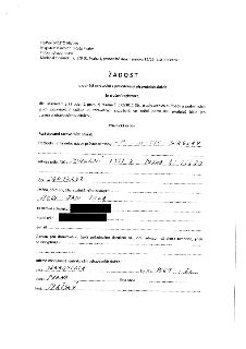 HLAVNÍ MĚSTO PRAHA, Magistrát hlavního města Prahy, Odbor zdravotnictví, Mariánské náměstí 2, 110 01 Praha 1, pracoviště Jungmannova 35/29, 110 00 Praha 1. ŽÁD…