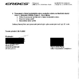 ERBES, JE Group s.r.o., U Šálkovny 1741/4, 147 00 Praha 4 - Braník. IČ: 03063313, DIČ: CZ03063313, erbes@erbes.cz / +420 602 402 524. 4. Posouzení a řešení tec…