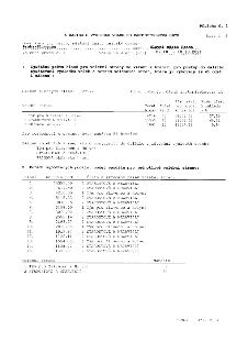 Příloha č. 1, K ZÁPISU O VÝSLEDKU VOLEB DO ZASTUPITELSTVA OBCE, List č. 1. Obec Praha-Slivenec, okres Hlavní město Praha, Volební obvod č. 1, Volby ve dnech 09…