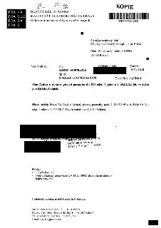 Úřední dopis Magistrátu hlavního města Prahy (Odbor evidence, správy a využití majetku) adresovaný Státnímu pozemkovému úřadu, Krajskému pozemkovému úřadu pro…