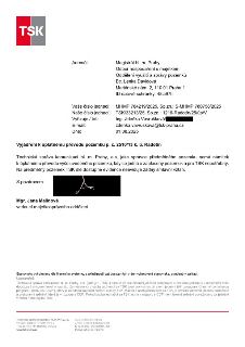 Oficiální vyjádření Technické správy komunikací hl. m. Prahy, a.s. (TSK) k úplatnému převodu pozemku p. č. 2510/13 v k. ú. Radotín. Adresát: Magistrát hl. m. P…