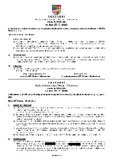 Dokument obsahuje dvě usnesení Rady městské části Praha – Běchovice ze dne 29. 7. 2026:

1. Usnesení č. 8/095/26: Vzdání se práva na vymáhání pohledávky ve výš…