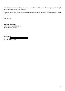 Závěrečná část úředního dokumentu UZR MHMP (Útvar rozvoje hlavního města Prahy). Text: 'UZR MHMP závěrem konstatuje, že požadované informace byly v rozsahu exi…