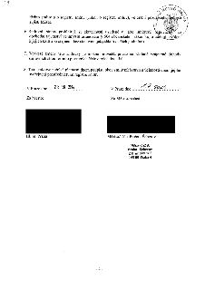 Závěrečná část smlouvy mezi Hlavním městem Prahou a Městskou částí Praha-Šeberov. Obsahuje ustanovení o zveřejnění v registru smluv, změnách smlouvy a nabytí ú…