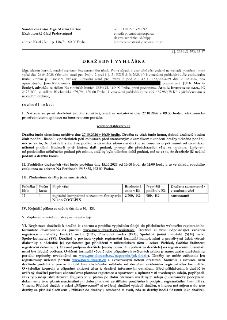 Soudní exekutor Mgr. Martin Bartoš, Exekutorský úřad Praha-západ, č.j. 232 EX 393/25-37: DRAŽEBNÍ VYHLÁŠKA. Mgr. Martin Bartoš nařídil první dražební jednání (…