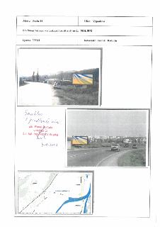 Dokument k reklamnímu zařízení s možností osvětlení (ev.č. 5124, 5172) v Praze 16, ulice Výpadová, katastrální území Radotín, č. parc. 3072/4. Dokument obsahuj…