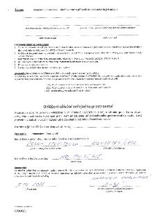 Naskenovaný formulář 'Ohlášení užívání veřejného prostranství' v souladu s vyhláškou hl. m. Prahy č. 16/2025 Sb. HMP. Obsahuje rubriky pro žadatele (Investor –…