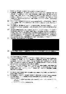 Výňatek z projektu rozdělení společnosti odštěpením. Bod 6: Identifikace Nástupnické společnosti, základní kapitál 12 000 Kč, výměnný poměr podílů 50 % pro kaž…