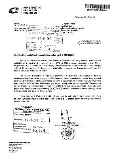 Úřední oznámení Ministerstva pro místní rozvoj ČR ze dne 16. 11. 2016 (č.j. MMR-46353/2016-84/1) adresované Hlavnímu městu Praze. Předmět: Souhlas se zkrácením…