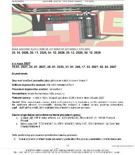 Komenského parkoviště před čp. 1214 (Zimní stadion) - VIZ MAPA. ZÁKAZ ZASTAVENÍ PLATÍ V DOBĚ OD 12:00 HODIN DO 22:00 HODIN V TUTO DNY: 25. 10. 2026, 20. 11. 20…