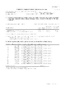 Příloha č. 1, K ZÁPISU O VÝSLEDKU VOLEB DO ZASTUPITELSTVA OBCE, List č. 1. Obec (městys, město, městská část, městský obvod): Praha-Kolovraty, okres: Hlavní mě…
