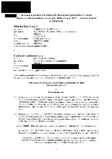 Smlouva o poskytnutí účelových finančních prostředků č. 2026/0150 mezi Městskou částí Praha 1 (Vodičkova 18, Praha 1, zastoupená Mgr. Davidem Bodečkem, MBA) a…