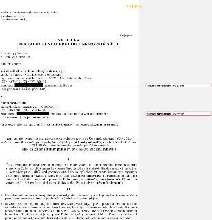Smlouva o bezúplatném převodu nemovité věci mezi převodcem 'Státní pokladna Centrum sdílených služeb, s. p.' (zastoupen Ing. Romanem Vrbou) a nabyvatelem 'hlav…