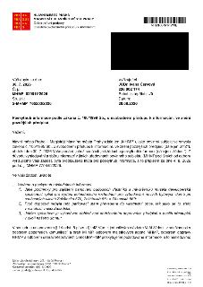 Úřední dopis Magistrátu hlavního města Prahy (MHMP) ze dne 20. 8. 2026, č. j. MHMP 820811/2026, týkající se poskytnutí informací podle zákona č. 106/1999 Sb. D…