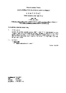 Usnesení Zastupitelstva hlavního města Prahy č. 4/26 ze dne 28. 2. 2019 k návrhu na úplatný převod části pozemku parc. č. 2556/1 v k.ú. Nové Město. Předmětem j…