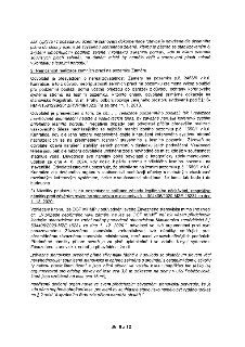 Naskenovaná stránka textového dokumentu (str. 8 z 12) obsahující odstavce: 'Jak vyplývá z požadavku územně plánovací dokumentace...', '2) Nemožnost realizace z…