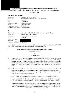 Smlouva o poskytnutí účelových finančních prostředků č. 2026/0149 mezi Městskou částí Praha 1 (Vodičkova 18, Praha 1, IČ 00063410) a spolkem Trimed – spolek st…