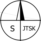 Směrová růžice (severka) používaná v technických výkresech a mapách.