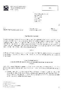 MĚSTSKÁ ČÁST PRAHA 1, ÚŘAD MĚSTSKÉ ČÁSTI, Odbor dopravy. Adresát: Divadlo Bez zábradlí s.r.o., Spojovací 293, 281 66 Jevany, 25102699, Věra Ferdová, 725803777.…
