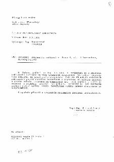 Magistrát hl. m. Prahy, odbor dopravy. Č.j. DOP R4/13645, 13647, 13649/96/Rt, v Praze dne 9.9.1996. Vyřizuje: Ing. Routnerová. Věc: Umístění reklamního zařízen…