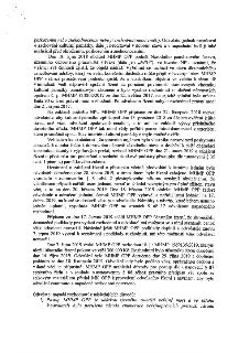 Dokument popisující správní řízení vedené MHMP OPP (Magistrát hlavního města Prahy, odbor památkové péče) proti vlastníkovi kulturní památky (nádraží Vyšehrad)…