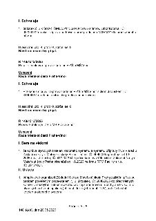 Výpis z usnesení Rady městské části Praha-Vinoř ze dne 20.05.2026 (stránka 5 z 6). Obsahuje: 1. Schválení dodatku č. 2 k SoD č. SML/55/1130/0404/2025 s firmou…