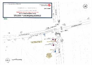 STAROSTRAŠNICKÁ x KRÁTKÁ, dopravní značení pro průjezd BUS NAD, dopravní značení B 28 + E 13 umístit 7 dní předem (výměna kolejnic v křižovatce "Želivského").…
