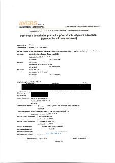 AVERS spol. s r.o., STAVEBNÍ ČINNOST A OBNOVA PAMÁTEK. Protokol o částečném předání a převzetí díla - Systém odvodnění (retence, kanalizace, vodovod). Název st…