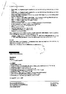 Úřední dokument (strana 3), č.j. ÚMČ P15 40734/2022/OST/DSK. Obsahuje seznam vyjádření dotčených orgánů a organizací (České dráhy, TSK hl. m. Prahy, CETIN, Pra…