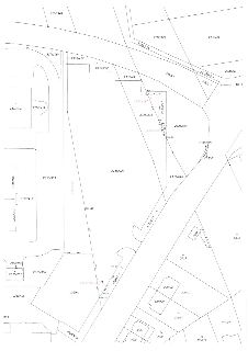 Katastrální mapa zobrazující parcely v dané lokalitě. Čitelná čísla parcel: 2336/242, 2336/185, 2336/181, 2336/62, 2336/63, 3202/2, 3202/3, 2336/201, 2336/367,…