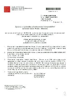 Dokument 'Zpráva o výsledku přezkoumání hospodaření městské části Praha - Slivenec' za období od 01.01.2025 do 31.12.2025. Vydavatel: Hlavní město Praha, Magis…
