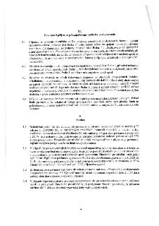 Část smlouvy obsahující články IV. (Povinnosti příjemce při zajištění publicity poskytovatele) a V. (Sankce). Článek IV. specifikuje povinnost příjemce prezent…