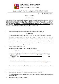 Usnesení o dražební vyhlášce Exekutorského úřadu Brno-město, soudní exekutor Mgr. Jan Krejsta, č.j. 159 EX 00789/17-439. Předmětem dražby je spoluvlastnický po…