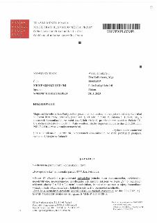 ROZHODNUTÍ Magistrátu hlavního města Prahy, odboru pozemních komunikací a drah (MHMP ODA), č.j. MHMP-623811/2023/O4/Kl, ze dne 24. 3. 2023. Předmětem rozhodnut…