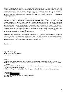 Úřední sdělení k připomínce ID 3030112 týkající se zrušení veřejně prospěšné stavby odstavných kolejí v lokalitě 777/Odstavné plochy Běchovice. Pořizovatel (In…