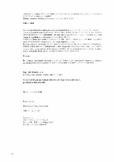 Naskenovaná stránka textového dokumentu (rozhodnutí / úřední oznámení). Obsahuje text: odůvodnění žádosti o povolení zřizování a provozování reklamních panelů…