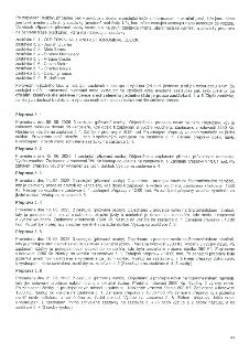 Naskenovaná stránka textového dokumentu s přehledem kontrol jízdních řádů a zastávek okružní jízdy v Praze. Obsahuje seznam 9 zastávek (1. Old Town Hall and As…