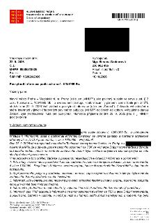 HLAVNÍ MĚSTO PRAHA, MAGISTRÁT HLAVNÍHO MĚSTA PRAHY, Odbor právní podpory, Oddělení svobodného přístupu k informacím. Váš dopis zn./ze dne: 22. 9. 2026, Č. j.:…