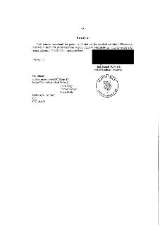 Strana 3 úředního rozhodnutí. Poučení: Proti tomuto rozhodnutí lze podat do 15 dnů od jeho doručení odvolání k Ministerstvu dopravy a spojů ČR prostřednictvím…