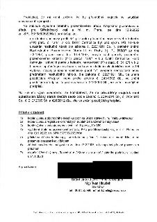 Úřední prohlášení o majetku v rámci privatizačního projektu. Dokument uvádí, že na základě vyjádření Státního pozemkového úřadu ze dne 13.9.2022 (zn. SPU 33798…