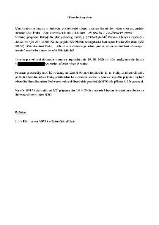 Důvodová zpráva. Ministerstvo průmyslu a obchodu, poskytovatel dotace v rámci Národního plánu obnovy, zaslalo městské části Praha - Zbraslav výzvu k vrácení do…