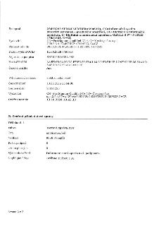 Naskenovaná stránka textového dokumentu - ověření podpisu a příloh datové zprávy. Podepsal: 23693293 SERIALNUMBER=S906210, CN=Informační systém datových schrán…