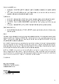 Rozpis jednání s investory: Orlen Unipetrol RPA, s.r.o. (30.09.2025: situace v území a požadavky na úpravu územní studie; 22.01.2026: požadavky dle studie prov…