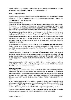 Strana 6 závěrečného účtu za rok 2025. Obsah: Vlastní příjmy byly rozpočtovány v celkové výši 382.402,5 tis. Kč, upravené na 392.638,5 tis. Kč a inkasovány v č…
