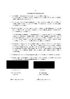 Závěrečná ustanovení smlouvy (článek X.): 1. Kontaktní místo poskytovatele: Pro vyúčtování – odbor ekonomický, Ing. Ivanka Ptáčková, telefon 271 071 653, 775 0…