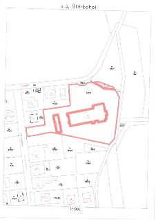 Katastrální mapa území k.ú. Štěrboholy v měřítku 1:1000. Mapa zobrazuje parcelní čísla pozemků (např. 157/1, 157/2, 158/1, 158/2, 160/1, 160/4, 160/5, 160/6, 1…