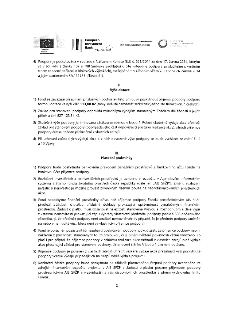 Strana 2 smlouvy o poskytnutí dotace. Obsahuje body: 4) Právní základ podpory (Nařízení Komise (EU) č. 651/2014). II. Výše dotace: 1) Výše dotace činí 287 113,…