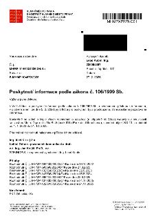 Úřední sdělení Magistrátu hlavního města Prahy, Odboru pozemních komunikací a drah, ze dne 27. 2. 2026 (č. j. MHMP-144403/2026/O4/Ku). Předmětem je poskytnutí…