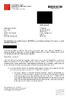 Úřední dokument Magistrátu hlavního města Prahy, odboru dopravy, ze dne 05.05.2026 (č. j. MHMP 396717/2026, sp. zn. S-MHMP 352065/2026). Dokument je odpovědí n…